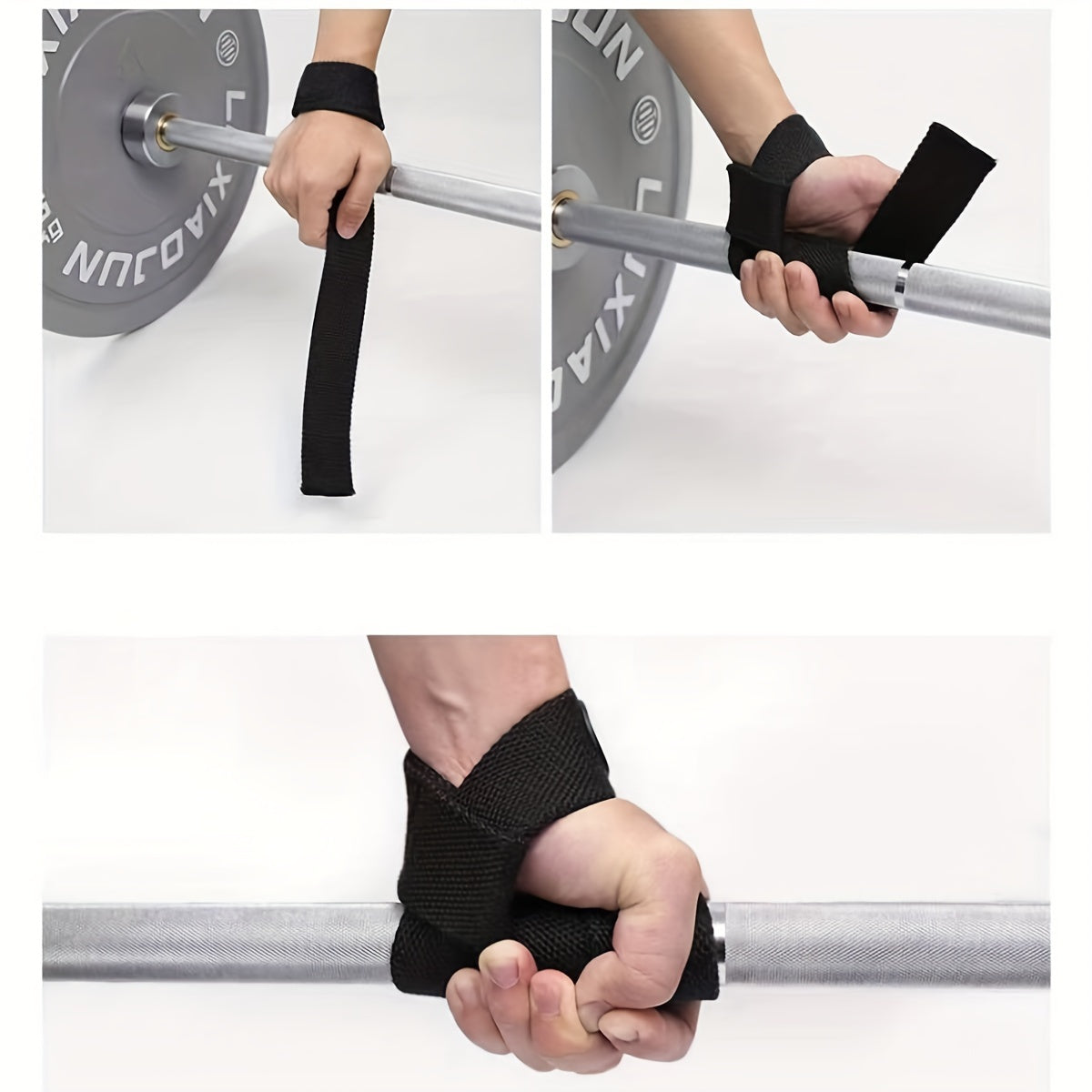 STÆDIX™ Power Grip Straps – Rutschfeste Zughilfen für Gewichtheben, Klimmzüge & Krafttraining