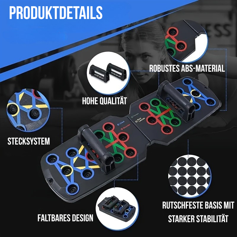 STÆDIX™ Push-Up Board – Multifunktionales Trainingssystem für Zuhause